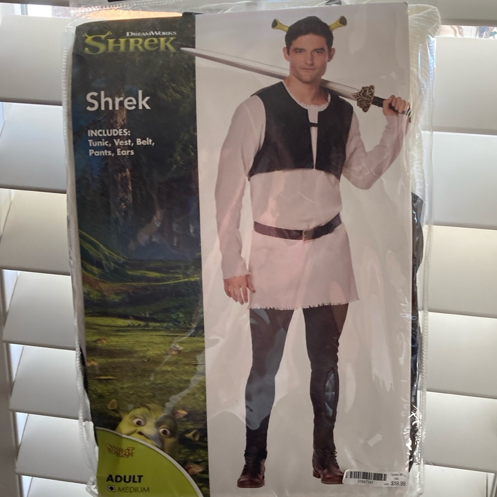 Adult medium Shrek Halloween costume